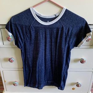 American Eagle Blue Short Sleeve T-Shirt